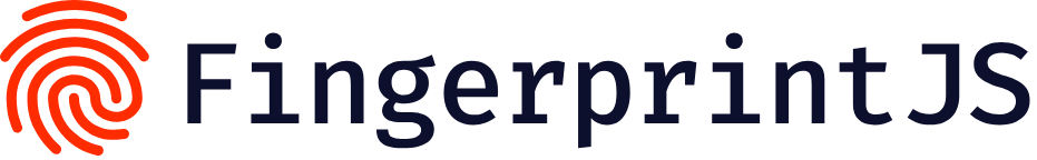 logotipo de huella digital JS